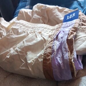 JoyLab Cream and Purple Diaper Cover